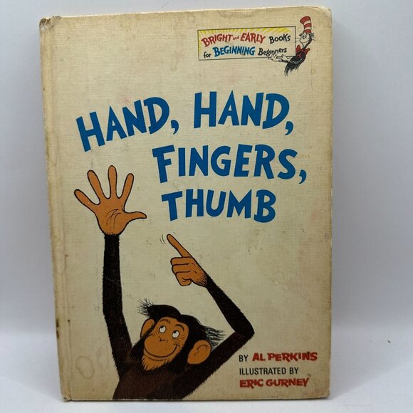 Hand Hand Fingers Thumb Book Club Edition Bright & Early Books By Al Perkins 196 - Picture 1 of 5